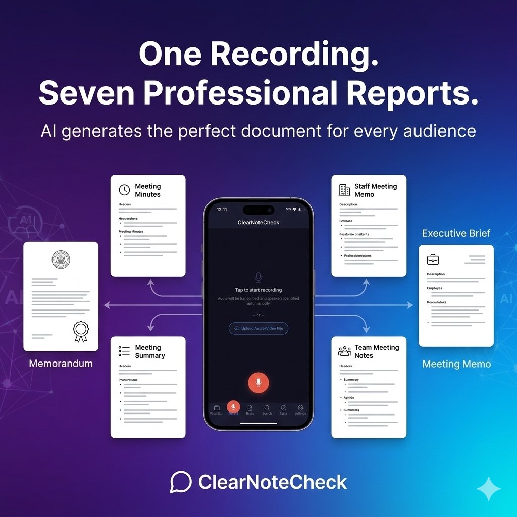 Seven Professional Report Types